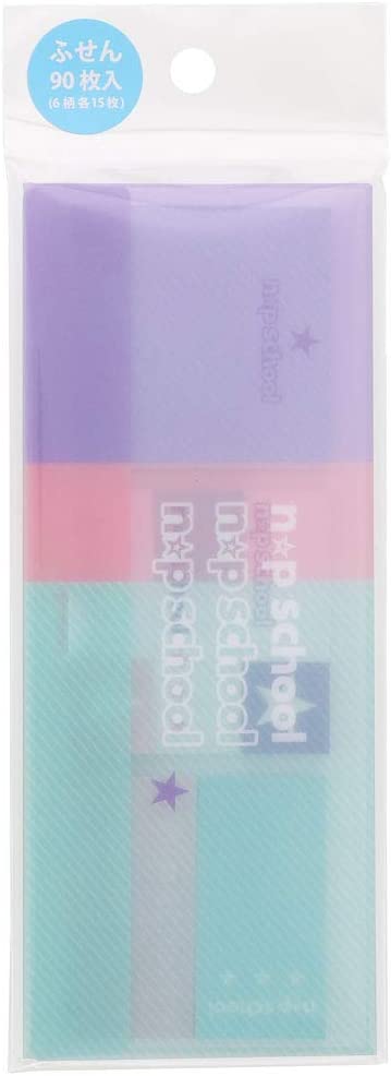 Sun-Star Stationery Niko Puchi Sticky Notes with Case Niko Puchi School Pastel x Simple S2826178