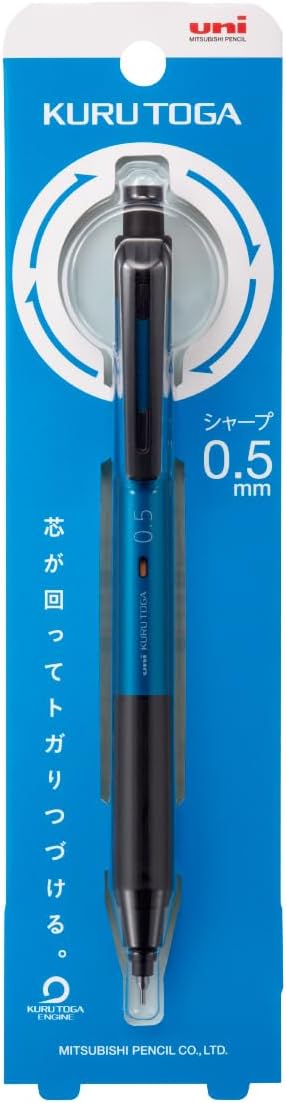 uni Mitsubishi Pencil Mechanical Pencil, Kuru Toga KS Model, 0.5mm, Blue, M5-KS 1P, M5KS1P.33
