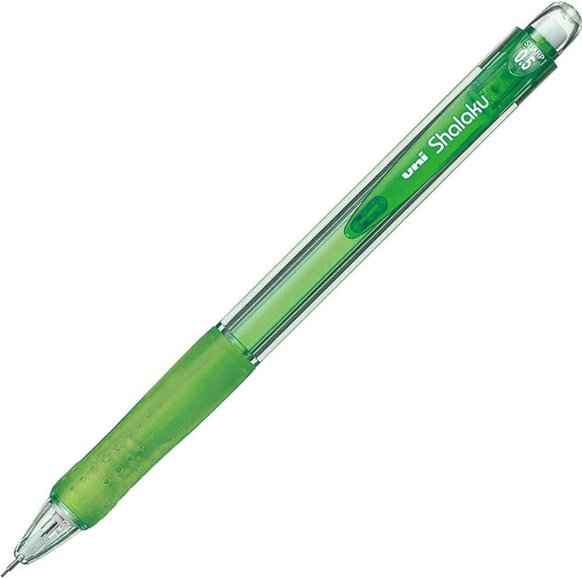 uni Mitsubishi Pencil Mechanical Pencil, VERY Sharaku, 0.5mm, Transparent Green, M5-100, M5100T.6, Set of 10