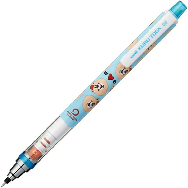 uni Mitsubishi Pencil Mechanical Pencil, Kuru Toga, WC Limited Pattern, 0.5mm, Kumatan Blue, M5650WC1P.KB