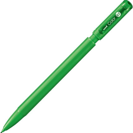 uni Mitsubishi Pencil Mechanical Pencil, Erasable Color Lead, uni Color, 0.7mm, Green, M7-102C, M7102C.6, Set of 10