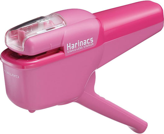 KOKUYO Stapleless Stapler Harinacs Handy 10 Sheet Capacity Pink SLN-MSH110P