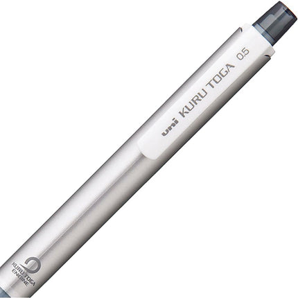 uni Mitsubishi Pencil Mechanical Pencil, Kuru Toga Standard Model, 0.5mm, Silver, M5-450 1P, M54501P.26