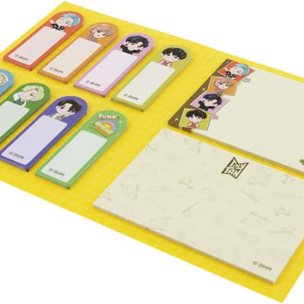 Sun-Star Stationery TinyTAN Book Type Sticky Notes Dynamite Pattern B S2835282