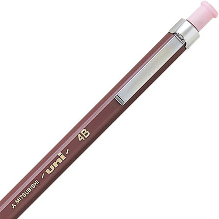 uni Mitsubishi Pencil Mechanical Pencil, uniHodler, 2.0mm, 4B, Peach, MH5004B