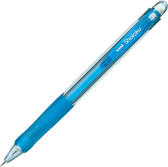 uni Mitsubishi Pencil Mechanical Pencil, VERY Sharaku, 0.5mm, Transparent Light Blue, M5-100, M5100T.8, Set of 10