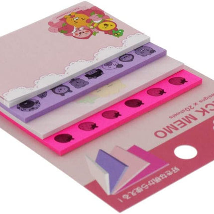 Sun-Star Stationery Little Friend Block Sticky Notes Strawberry S2828952