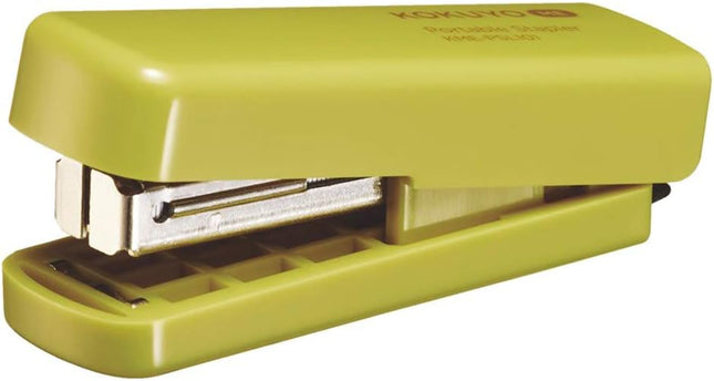 KOKUYO ME Portable Stapler Golden Green KME-PSL101YG