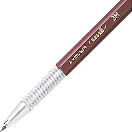 uni Mitsubishi Pencil Mechanical Pencil, uniHodler, 2.0mm, 3H, Yellow Green, MH-500, MH5003H