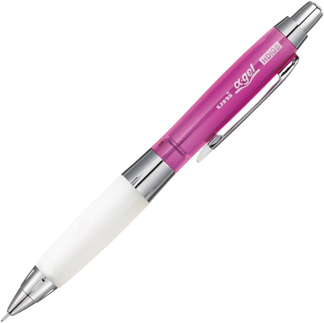 uni Mitsubishi Pencil Mechanical Pencil, uni α-gel Shaka-Shaka Mechanism: Slightly Hard, 0.5mm, Chrome Pink, M5-618GG 1P, M5618GG1PC.13