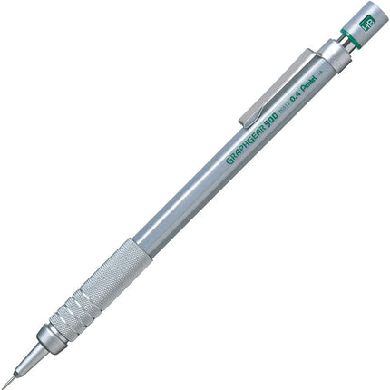 Pentel Mechanical Pencil GraphGear 500 PG514 0.4mm Silver