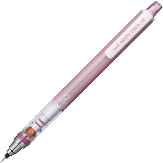 uni Mitsubishi Pencil Mechanical Pencil, Kuru Toga Standard Model, 0.5mm, Baby Pink, M5-450 1P, M54501P.68, Set of 10