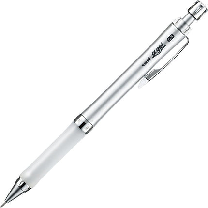 uni Mitsubishi Pencil Mechanical Pencil, uni α-gel Slim Soothing Type, 0.5mm, White, M5-807GG 1P, M5807GG1P.1