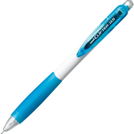 uni Mitsubishi Pencil Mechanical Pencil, CLiFTER, 0.5mm, White Light Blue, M5-118, M5118W.8, Set of 10