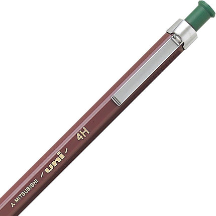 uni Mitsubishi Pencil Mechanical Pencil, uniHodler, 2.0mm, 4H, Green, MH5004H