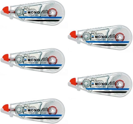 Tombow, Correction Tape, MONO AIR, AIR5, 5mm, 5 Pieces, CT-CA5-5P