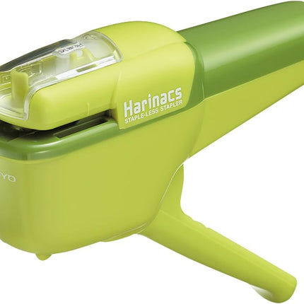 KOKUYO Stapleless Stapler Harinacs Handy 10 Sheet Capacity Green SLN-MSH110G