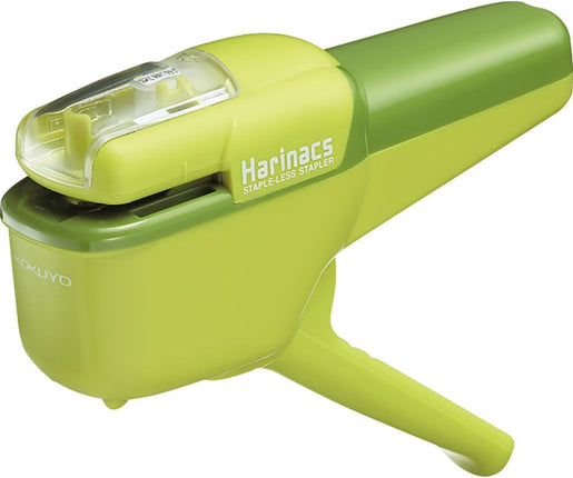 KOKUYO Stapleless Stapler Harinacs Handy 10 Sheet Capacity Green SLN-MSH110G