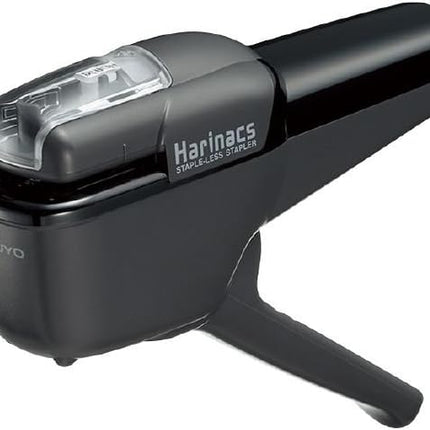 KOKUYO Stapleless Stapler Harinacs Handy 10 Sheet Capacity Black SLN-MSH110D Set of 3