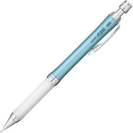 uni Mitsubishi Pencil Mechanical Pencil, uni α-gel Slim Soothing Type, 0.5mm, Turquoise, M5-807GG 1P, M5807GG1P.71, Set of 2