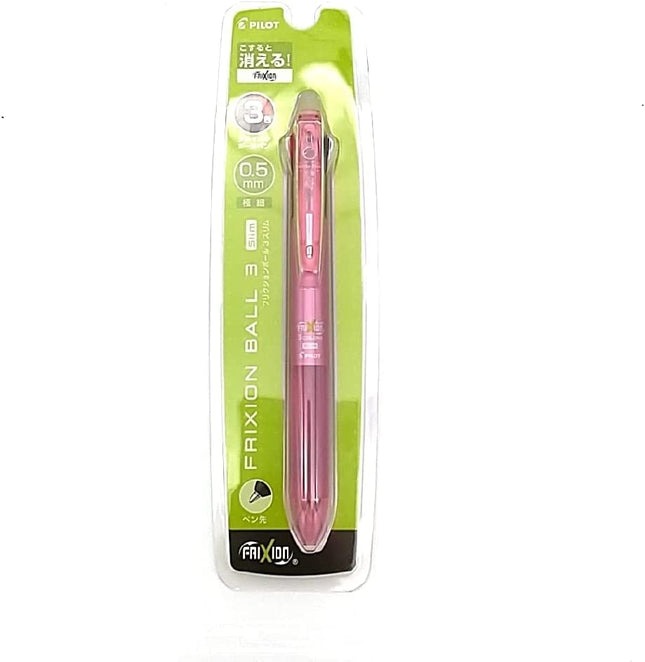 PILOT FriXion Ball 3 Slim 0.5mm Soft Pink P-LKFBS6EF-S