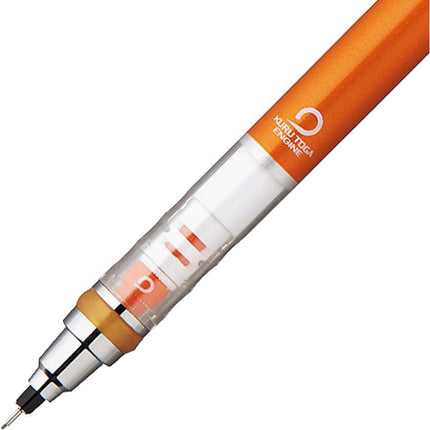 uni Mitsubishi Pencil Mechanical Pencil, Kuru Toga Standard Model, 0.5mm, Orange, M5-450 1P, M54501P.4