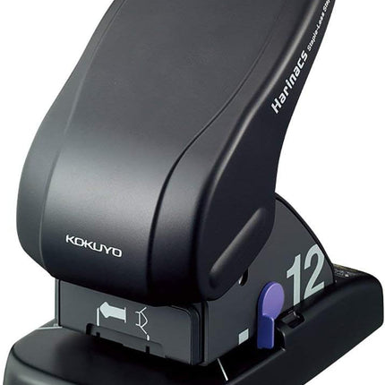 KOKUYO Stapleless Stapler Harinacs Desktop 12 Sheet Capacity Black SLN-MS112D Set of 3