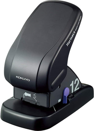 KOKUYO Stapleless Stapler Harinacs Desktop 12 Sheet Capacity Black SLN-MS112D Set of 3