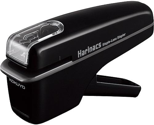 KOKUYO Stapleless Stapler Harinacs Handy 4 Sheet Capacity Black SLN-MSH104D