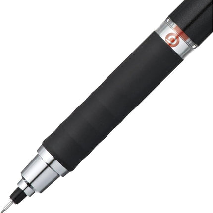 uni Mitsubishi Pencil Mechanical Pencil, Kuru Toga Rubber Grip, 0.5mm, Black, M5-656 1P, M56561P.24