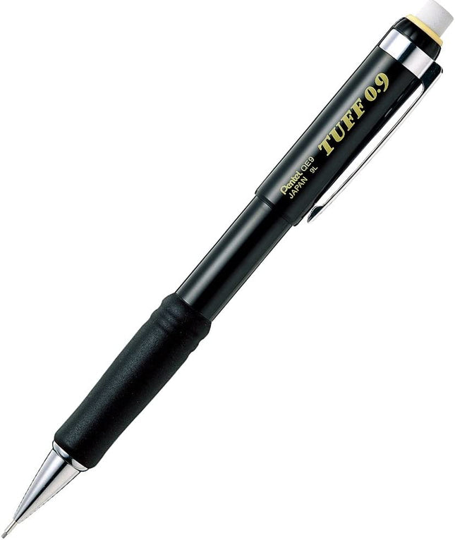 Pentel Mechanical Pencil Tuff XQE9-A 0.9 Black Shaft Set of 5