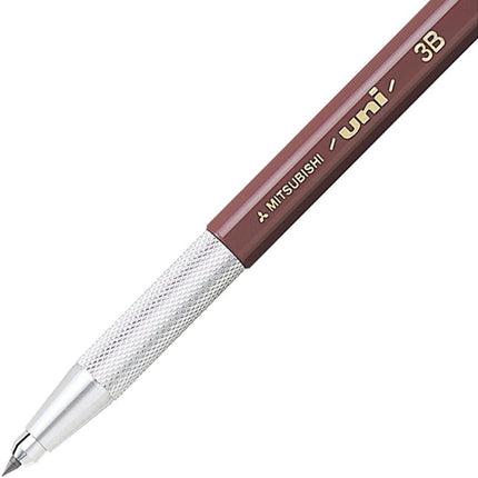 uni Mitsubishi Pencil Mechanical Pencil, uniHodler, 2.0mm, 3B, Yellow, MH5003B