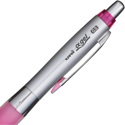 uni Mitsubishi Pencil Mechanical Pencil, uni α-gel Shaka-Shaka Mechanism: Soft Soothing Type, 0.5mm, Rose Pink, M5-617GG 1P, M5617GG1P.66