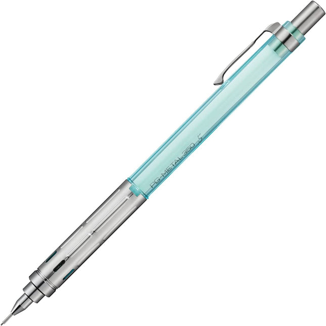 Pentel Mechanical Pencil PG-METAL350 Captures Limited 0.5mm PG315-LMTS Clear Mint Blue