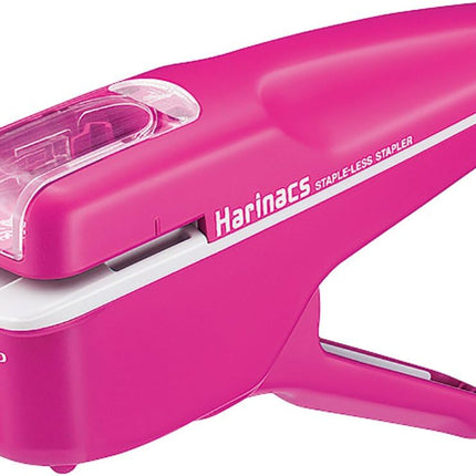 KOKUYO Stapleless Stapler Harinacs Handy 8 Sheet Capacity Pink SLN-MSH108P