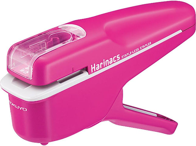 KOKUYO Stapleless Stapler Harinacs Handy 8 Sheet Capacity Pink SLN-MSH108P