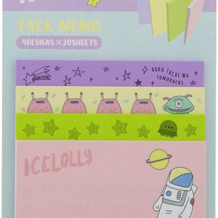 Sun-Star Stationery ICELOLLY Block Sticky Notes Alien S2828790