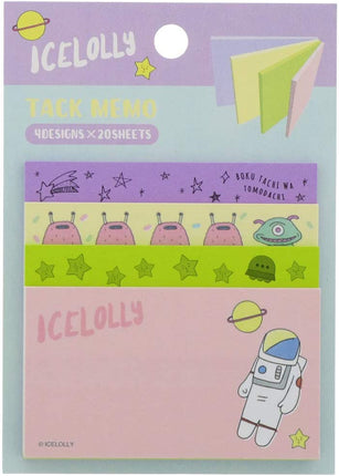 Sun-Star Stationery ICELOLLY Block Sticky Notes Alien S2828790