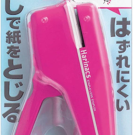 KOKUYO Stapleless Stapler Harinacs Handy 8 Sheet Capacity Pink SLN-MSH108P