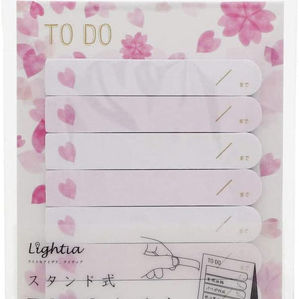 Sun-Star Stationery ToDo Sticky Notes Stand Type Lightia Happy Fleur Sakura S2824086
