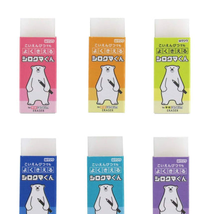 KUTSUWA Eraser STAD Shirokuma-kun 24 Pieces RE036-24P