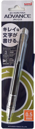 uni Mitsubishi Pencil Mechanical Pencil, Kuru Toga Advance, 0.5mm, Black, M5-559 1P, M55591P.24, Set of 2
