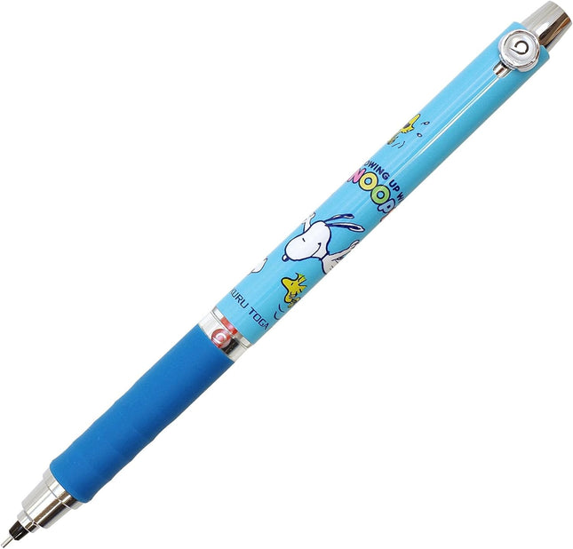 uni Mitsubishi Pencil Mechanical Pencil, Kuru Toga Rubber Grip Limited Edition, Snoopy, 0.5mm, S Blue, M5-856PN 1P, M5856PN1P.SB