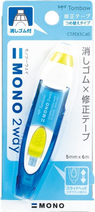 Tombow, Correction Tape, MONO 2way, Blue, CT-PEX5C40