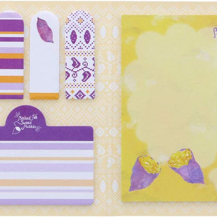 Sun-Star Stationery Sticky Notes Book Type Sweets A La Mode Baked Sweet Potato Border S2817535