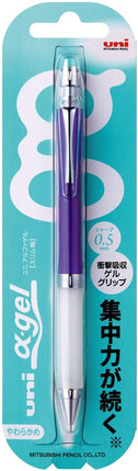 uni Mitsubishi Pencil Mechanical Pencil, uni α-gel Slim Soothing Type, 0.5mm, Glossy Purple, M5-807GG 1P, M5807GG1PG.11