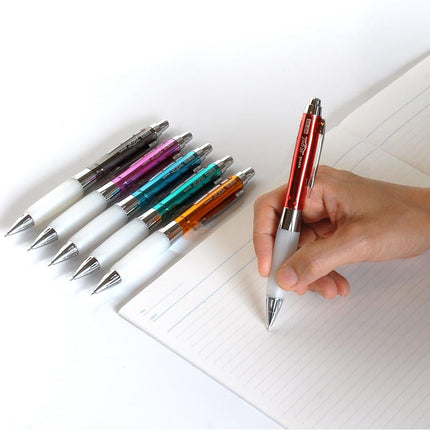 uni Mitsubishi Pencil Mechanical Pencil, uni ?-gel Shaka-Shaka Mechanism: Slightly Hard, 0.5mm, Chrome Light Blue, M5-618GG 1P, M5618GG1PC.8