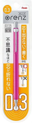 Pentel Mechanical Pencil Orenz XPP503-P 0.3mm Pink