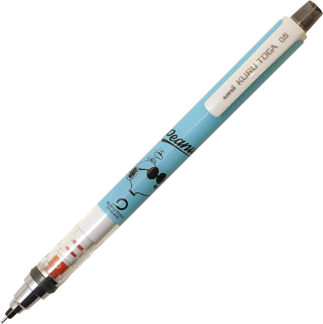 uni Mitsubishi Pencil Mechanical Pencil, Kuru Toga Standard Model Limited Edition, 0.5mm, Snoopy SW Jaw, M5-650PN 1P, M5650PN1P.SWJ