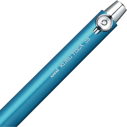 uni Mitsubishi Pencil Mechanical Pencil, Kuru Toga Rubber Grip, 0.5mm, Blue, M5-656 1P, M56561P.33